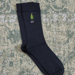 Personalised Christmas Tree Navy Socks