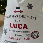 Personalised Christmas Delivery Gift Sack