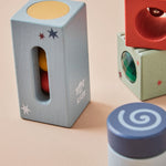 Personalised Just Bee Kids Wooden Sensory Blocks With Bag FSC®