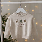 Personalised My 1st Christmas Oatmeal Jumper