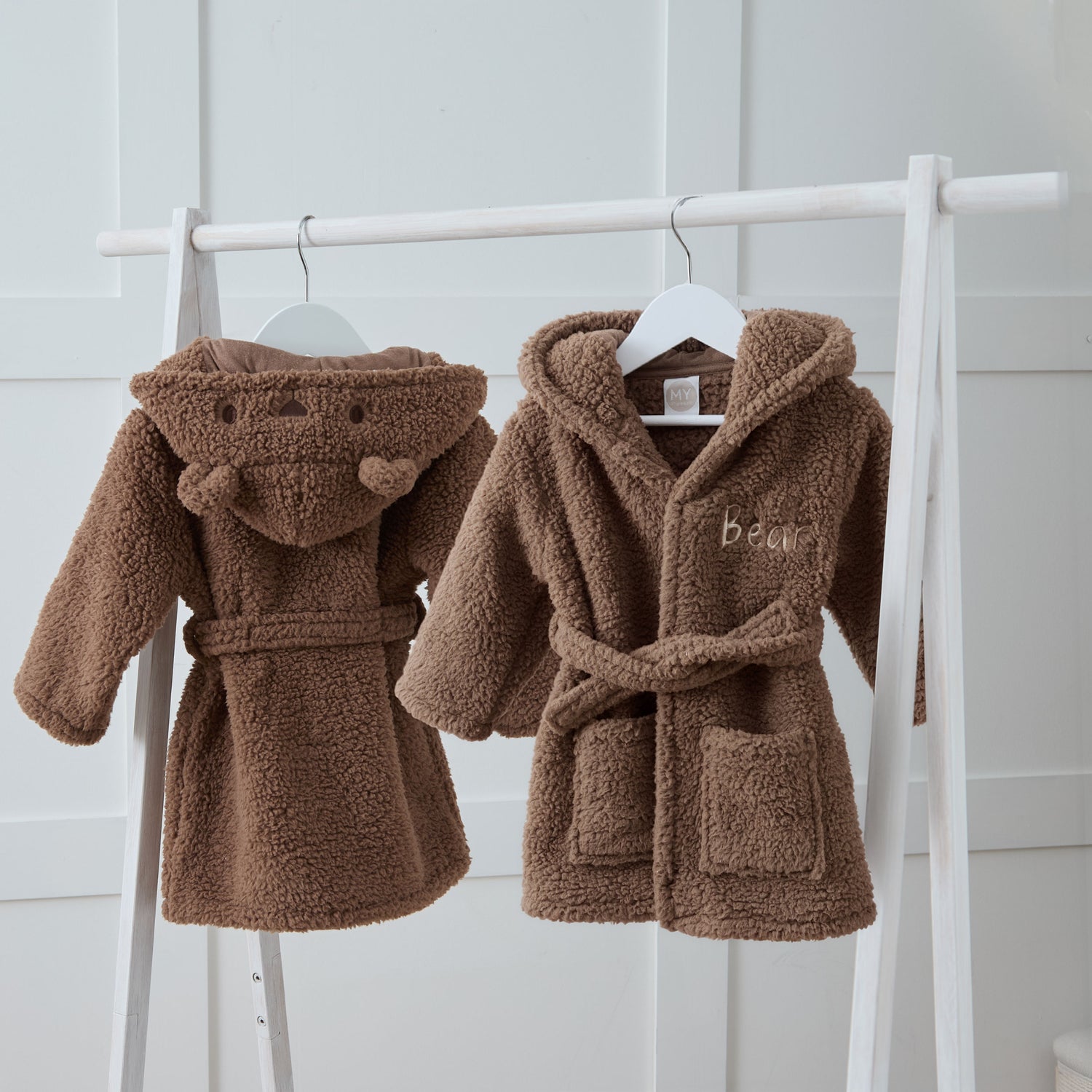 Personalised Mocha Bear Robe