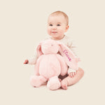 Personalised Pink Bunny Soft Toy - Embroidered