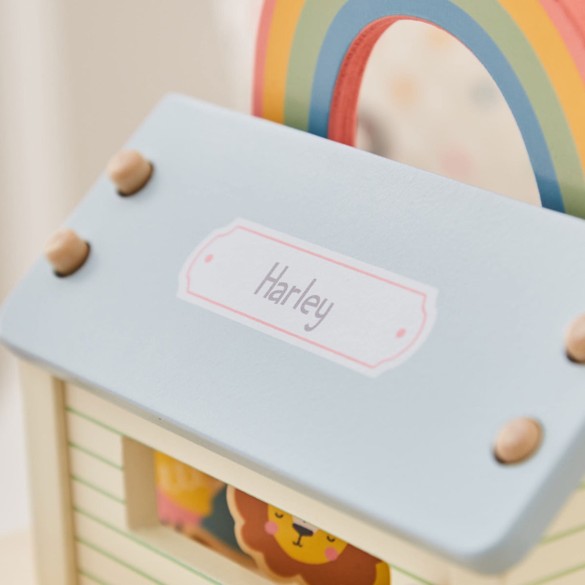 Personalised Wooden Noah's Animal Ark Play Set FSC®