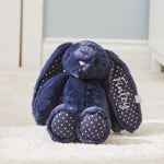 Personalised Navy Blue Bunny Soft Toy