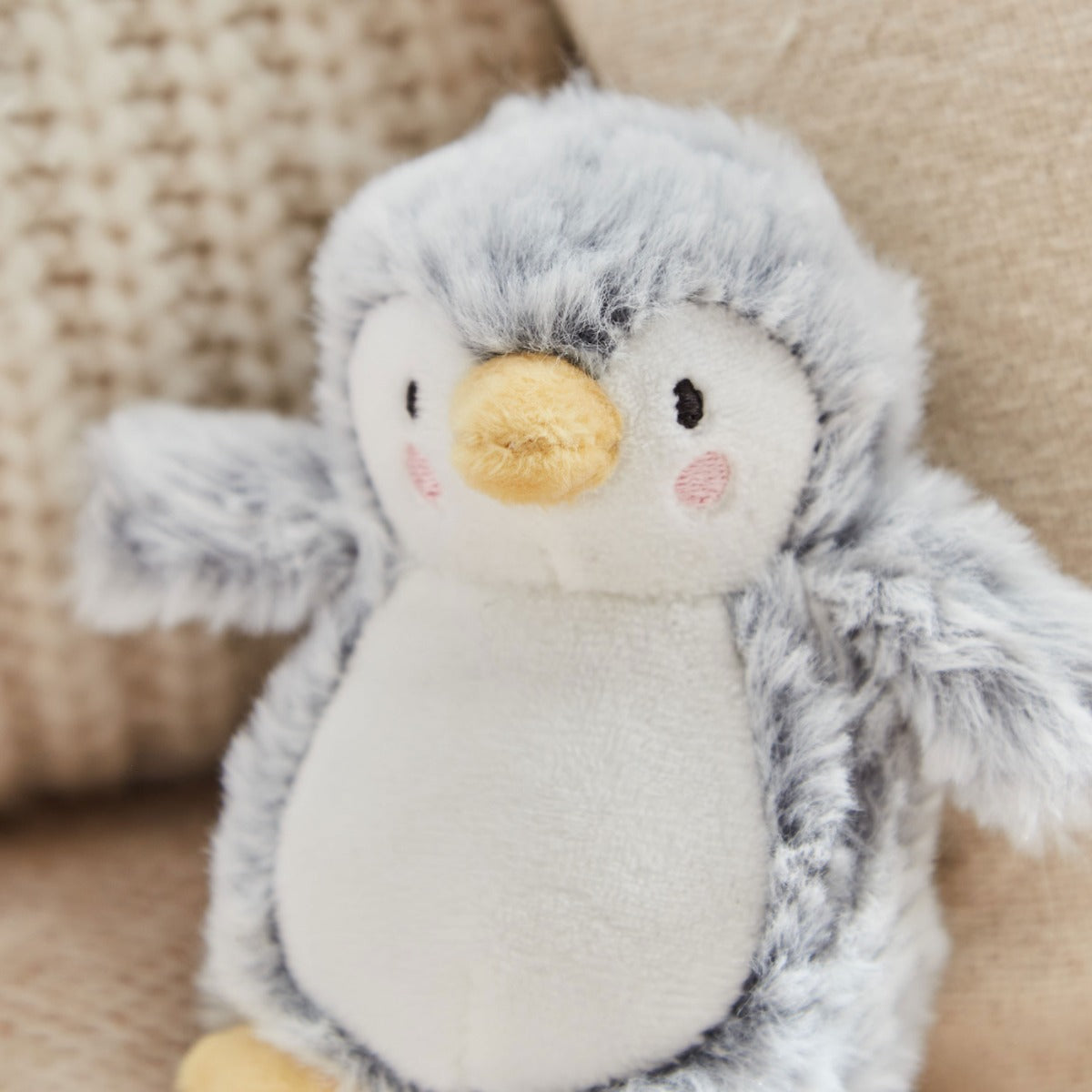 Mini Grey Penguin Soft Toy