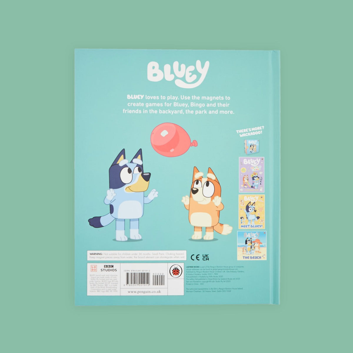 Bluey: Let's Play Outside!: Magnet Book