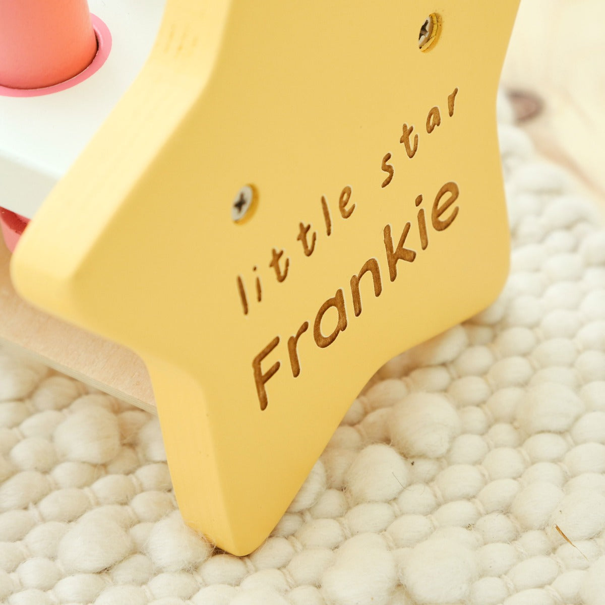 Personalised Star Hammer Bench Toy