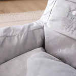 Personalised Born to be Loved Grey Bean Bag Chair