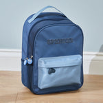 My Kids Personalised Blue Large Backpack