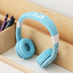 Personalised Blue Tonies Foldable Headphones