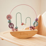 Personalised Pink Rocking Bead Activity Toy FSC®