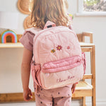 Personalised Bumblebee Quilted Medium Backpack