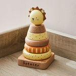 Personalised Wooden Lion Stacker Toy FSC®
