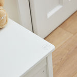 Personalised Biscuit Bear White Toy Box FSC®