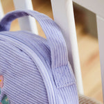 Personalised Butterfly Lilac Cord Handbag