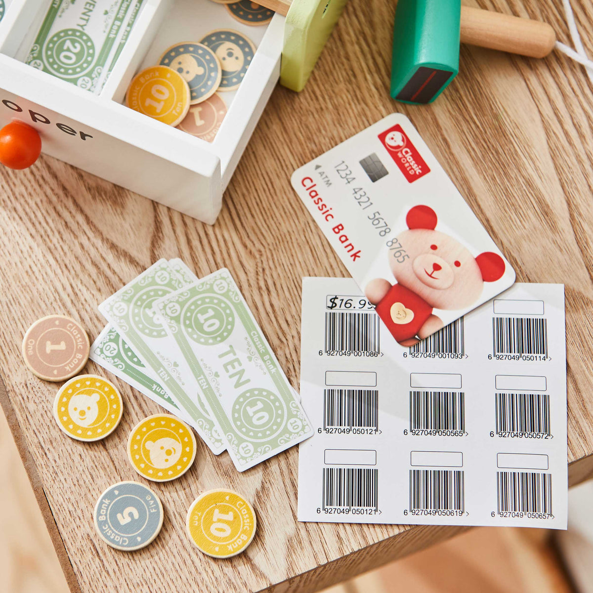 Personalised Classic World Cash Register 