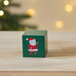 Green Santa Keepsake Block