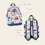 Personalised Transport Print Classic Mini Backpack