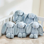 Personalised Blue Bunny Soft Toy - Embroidered