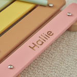 Personalised Pastel Xylophone Wooden Toy FSC®