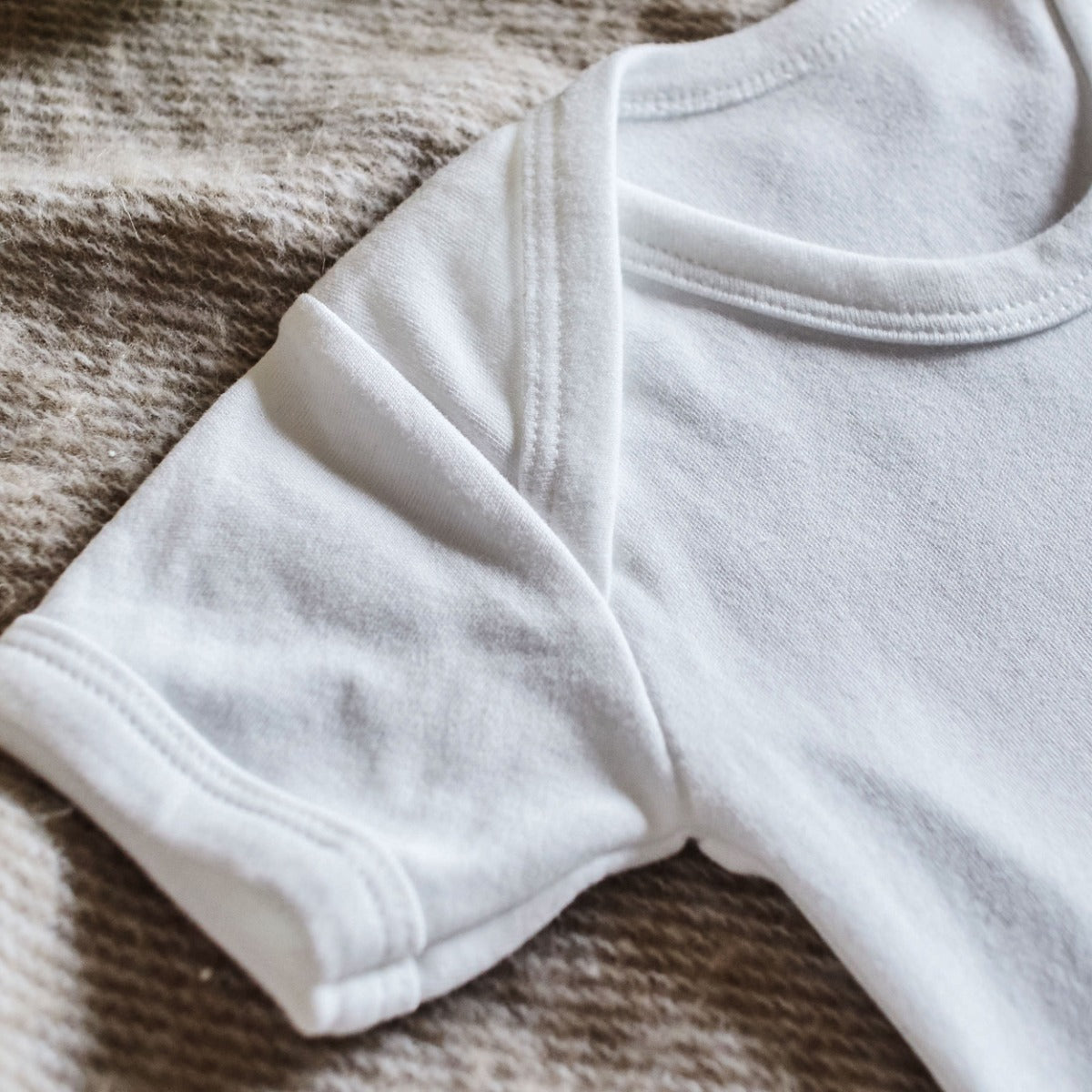 Personalised Gingerbread Christmas White Bodysuit