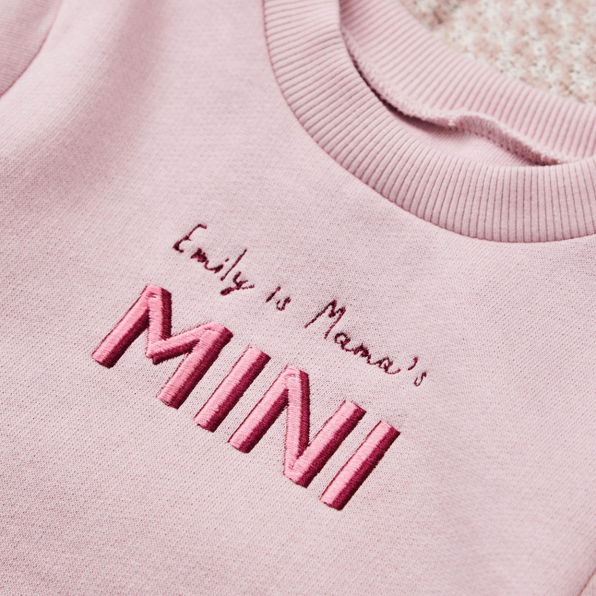 Personalised Kid Size Mother's Day Mini Me Sweatshirt 