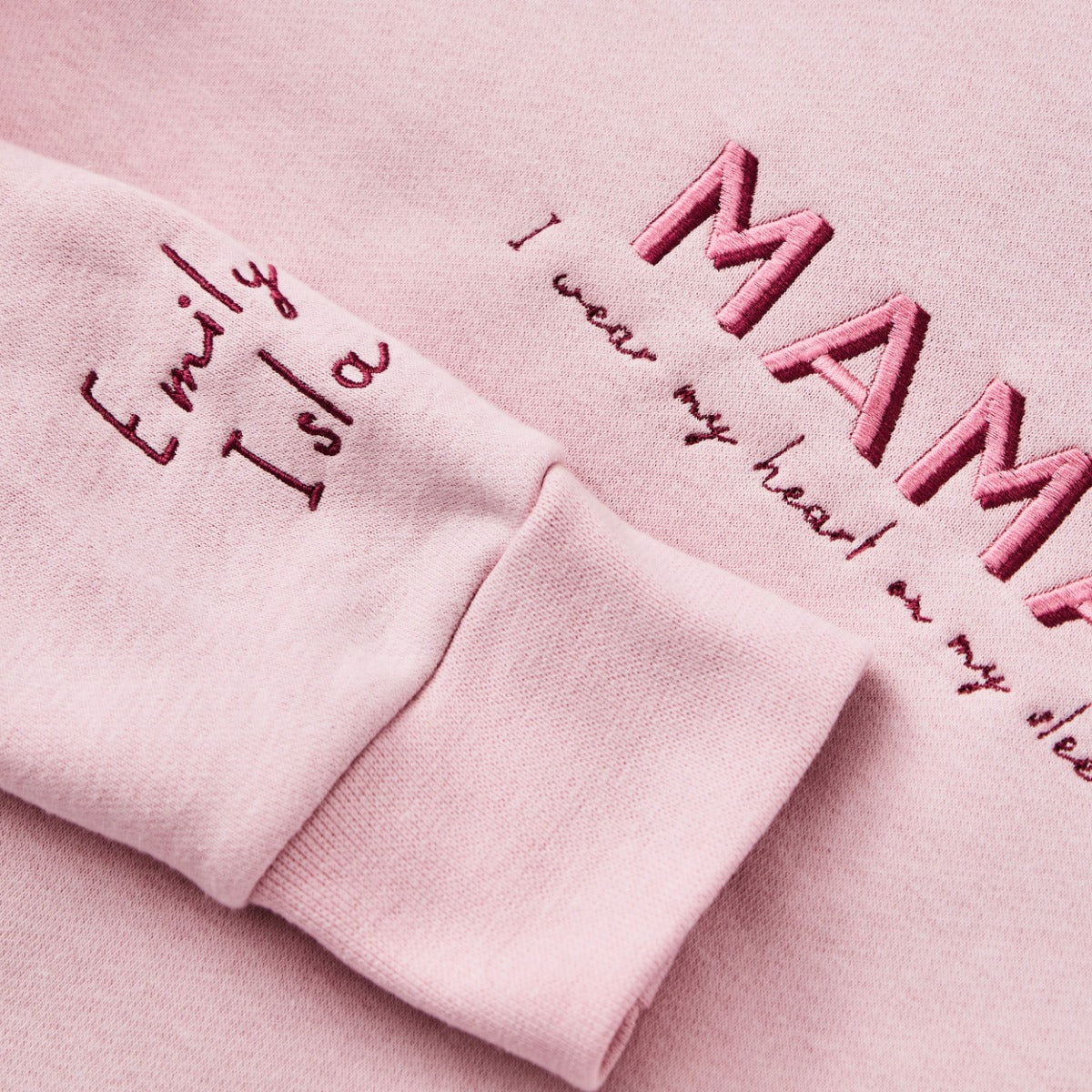 Personalised Adult Size Mama Sweatshirt 