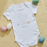 Personalised My 1st Easter Bodysuit in White