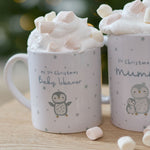 Personalised First Christmas Family Mug Set