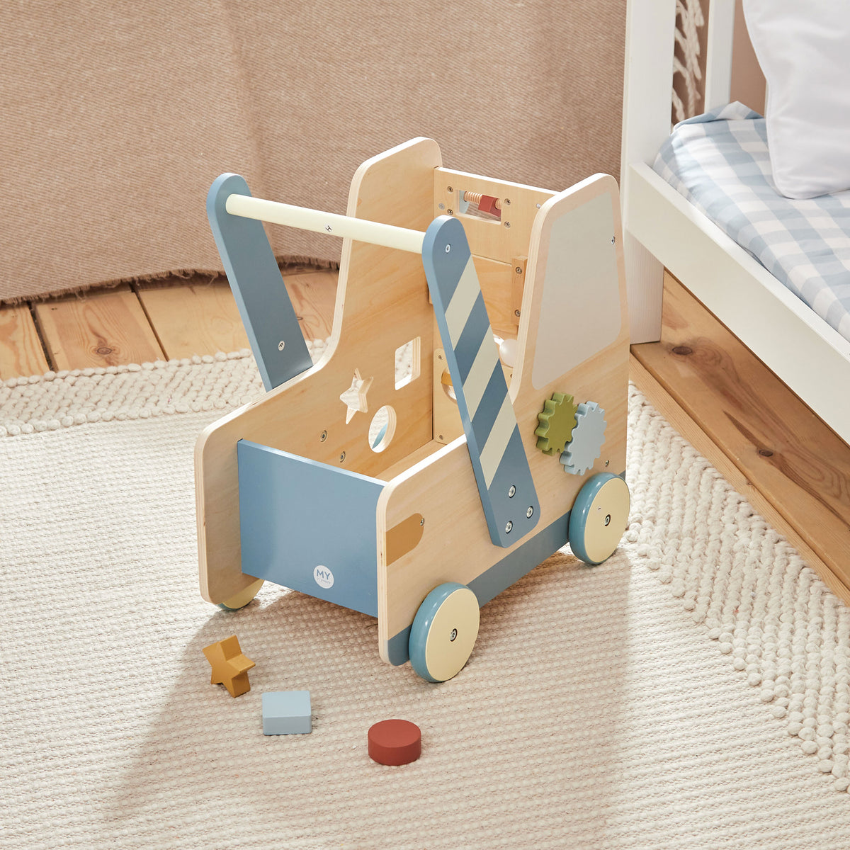 Personalised Wooden Truck Activity Walker FSC®