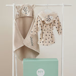 Personalised Leopard Splash & Snuggle Gift Set