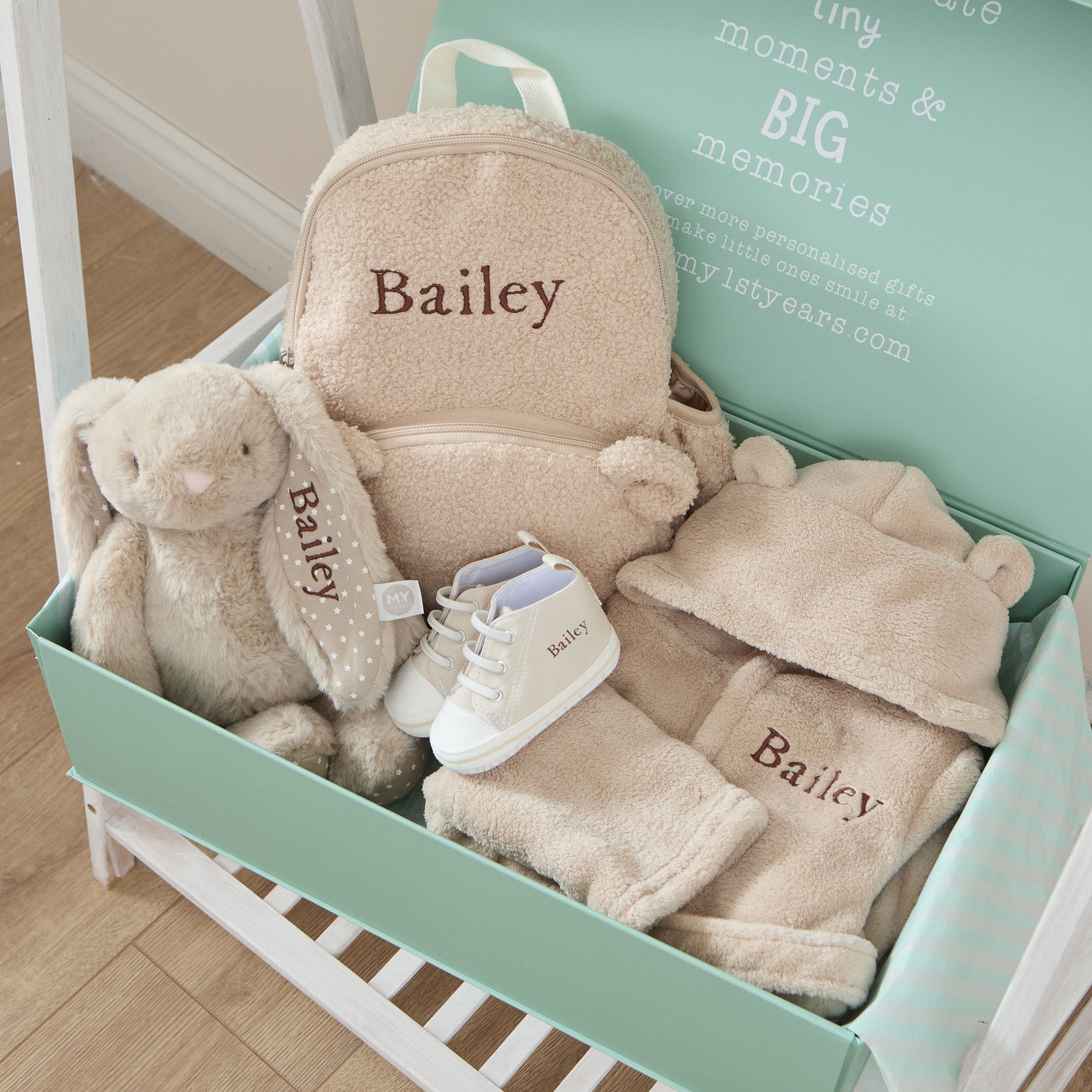 Personalised Oatmeal Best of My 1st Years Gift Set