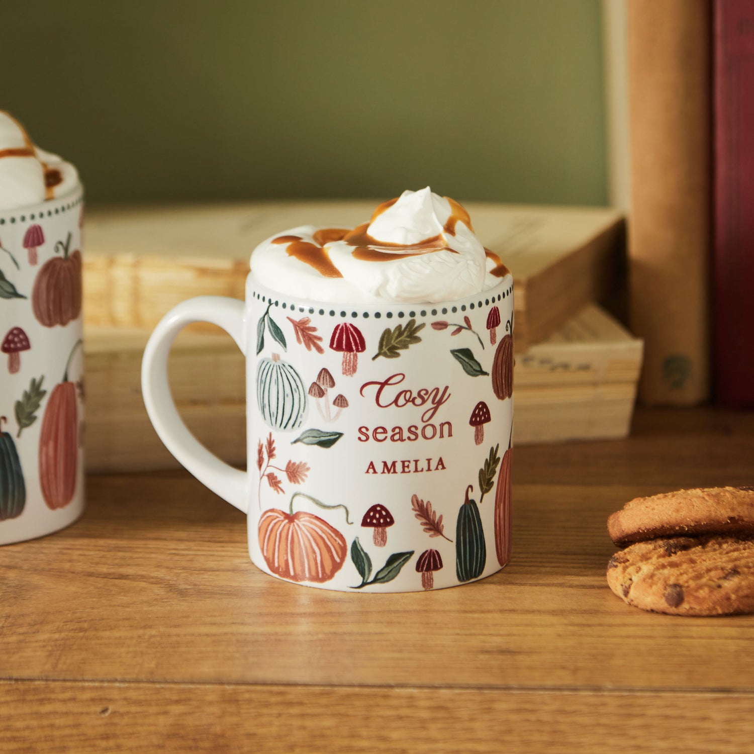 Personalised Autumn Cosy Season Children's Mug