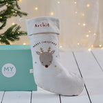 Personalised Small Rudolph Christmas Stocking