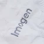 Personalized Ivory Star Jacquard Baby Blanket