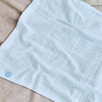 Personalized Blue Cellular Baby Blanket