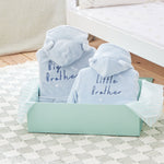 Blue Star Sibling Fleece Robe Gift Set