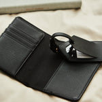 Personalised Embossed Passport Holder and Luggage Tag in Black by Made Yours
