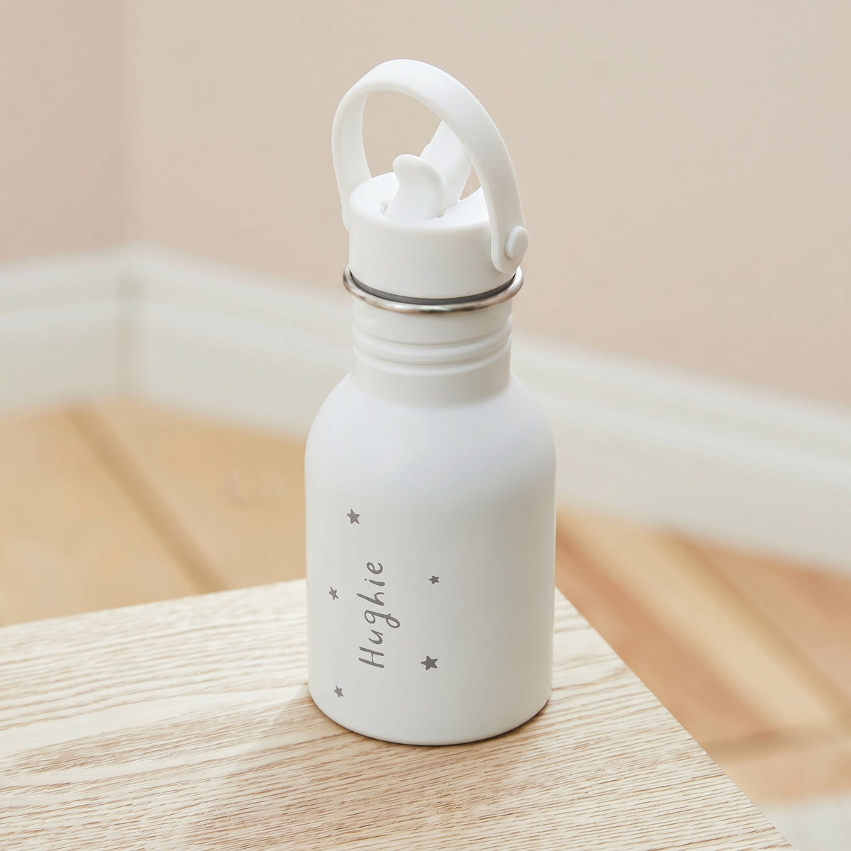 Personalised Name Engraved Ecru Bottle