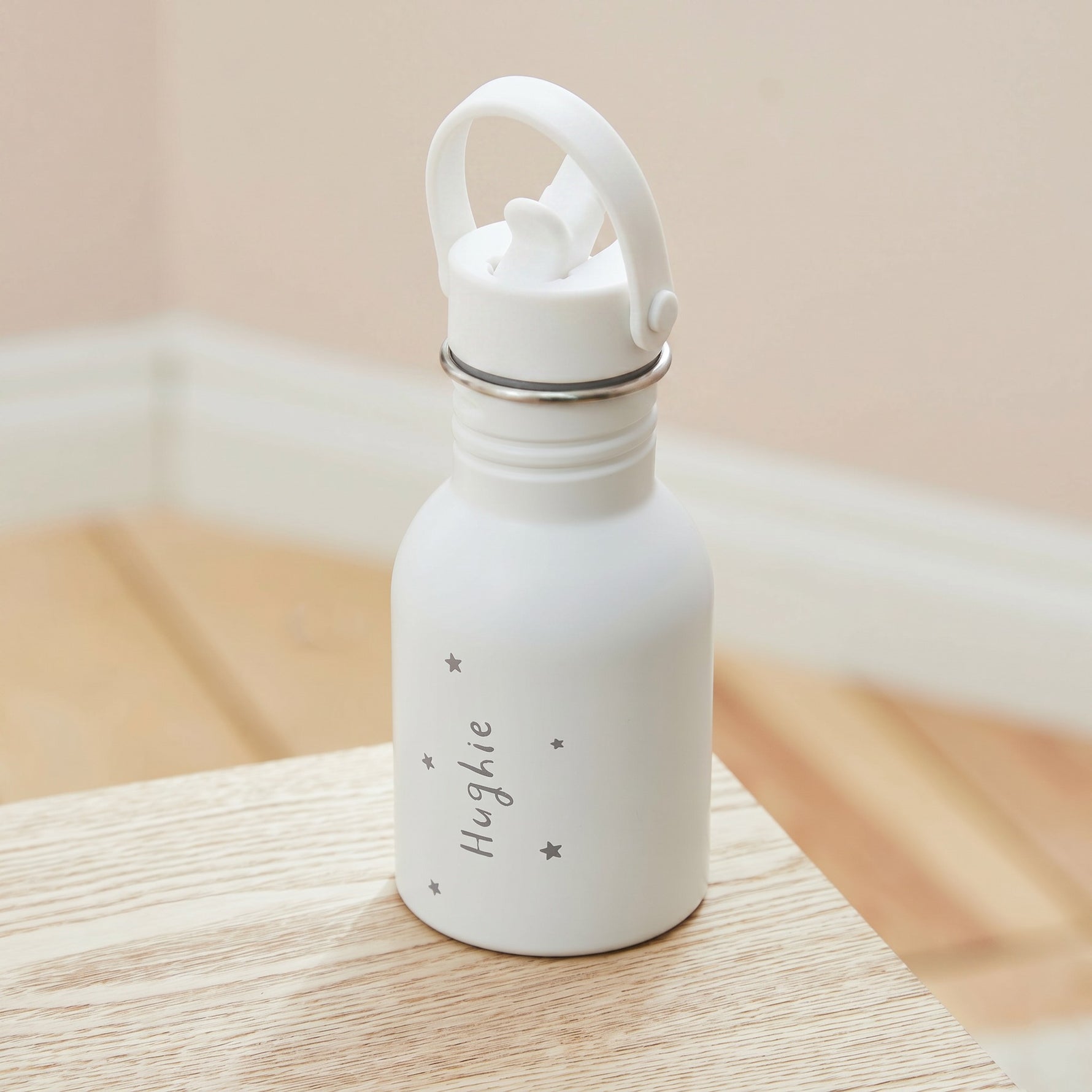 Personalised Name Engraved Ecru Bottle