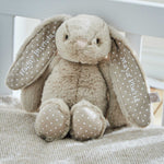 Personalised Oatmeal Plush Bunny - Embroidered