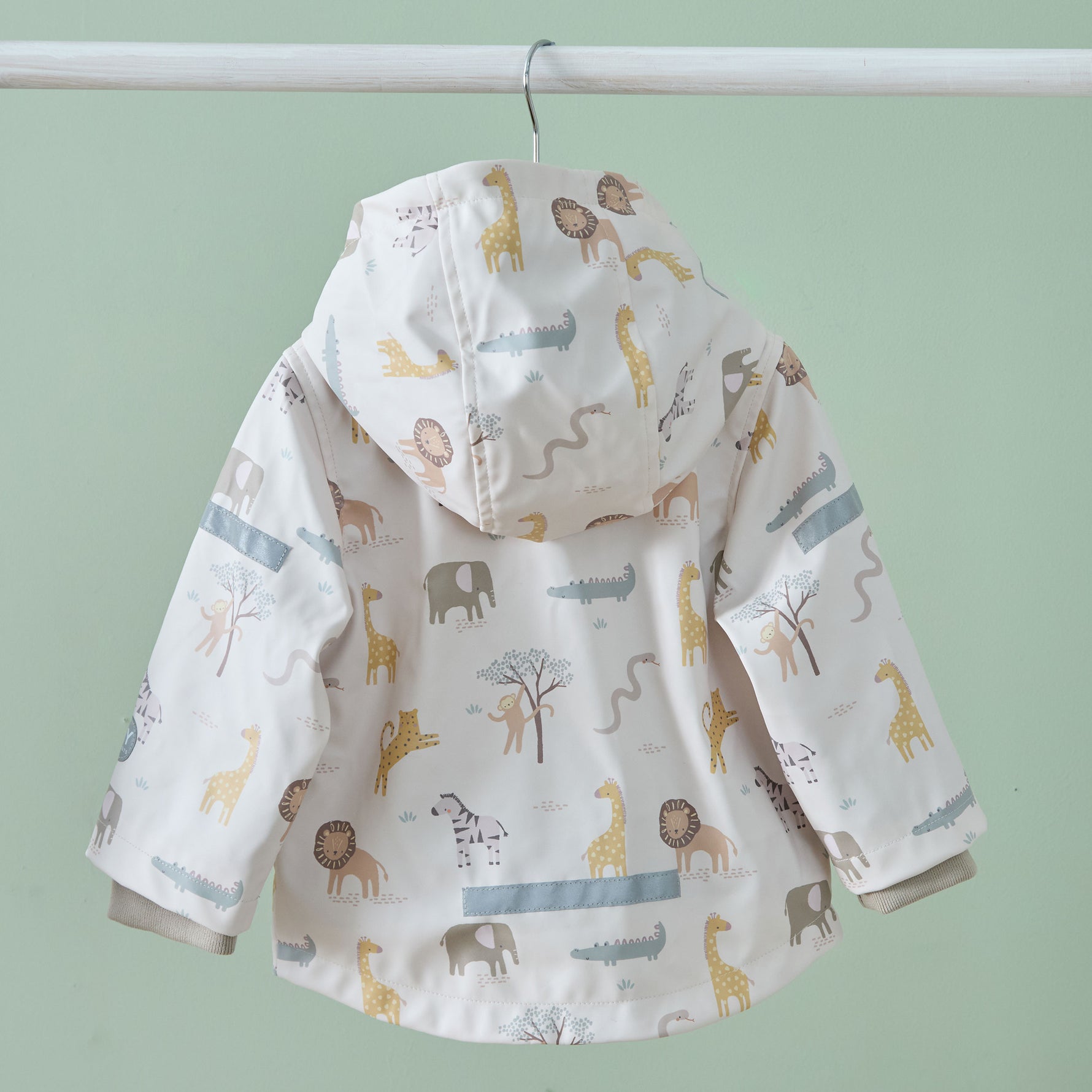 Personalised Neutral Safari Raincoat