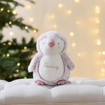 Personalised Pink Penguin Plush Toy