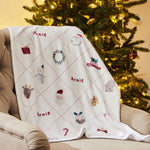 Personalised Christmas All Over Print Fleece Blanket