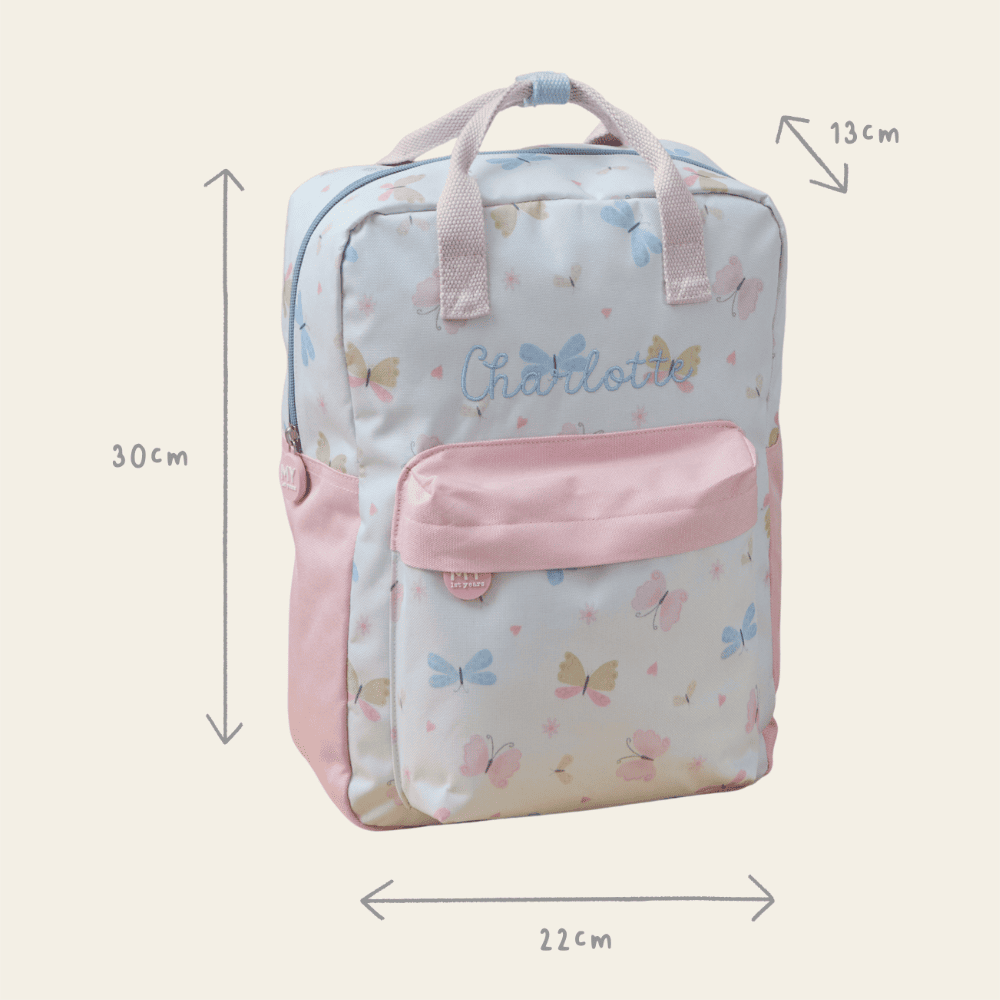 Personalised Butterfly Cube Medium Backpack