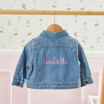 Personalised Blue Children's Denim Jacket