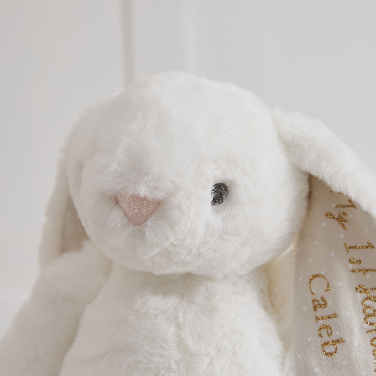 Personalised My 1st Hanukkah White Bunny
