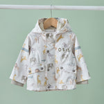 Personalised Neutral Safari Raincoat