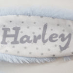 Personalised Blue Bunny Soft Toy For Gift Set - Embroidered
