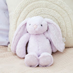 Personalised Lush Lavender Bunny Soft Toy - Embroidered